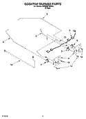 Part Location Diagram of 9761069 Whirlpool Tubing, Burner(RF)