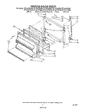 FREEZER DOOR Diagram and Parts List for ET18JKYSF09  Whirlpool Refrigerator