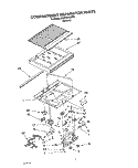 COMPARTMENT SEPARATOR Diagram and Parts List for 3XARG475WP01  Whirlpool Refrigerator