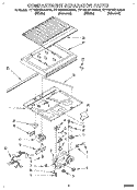 COMPARTMENT SEPARATOR Diagram and Parts List for ET18NMYAN03  Whirlpool Refrigerator