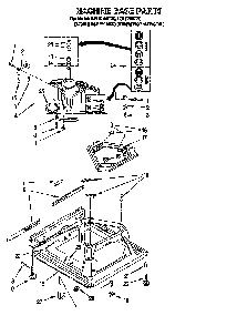 Machine Base Diagram and Parts List for LSL8244EZ0  Whirlpool Washer