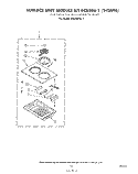 SECTION Diagram and Parts List for RS576PXL1  Whirlpool Range
