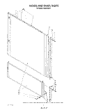 DOOR AND PANEL Diagram and Parts List for KUDS21MS2  KitchenAid Dishwasher