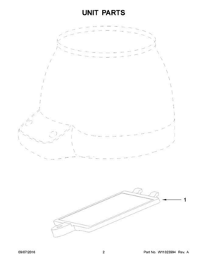 02 - Unit Parts Diagram and Parts List for KCG0799SX0  KitchenAid Blender