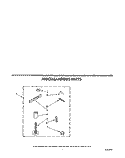 MISCELLANEOUS Diagram and Parts List for KAWE860WAL1  KitchenAid Washer