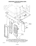 MICROWAVE CONTROL PANEL Diagram and Parts List for KEMI371TBL3  KitchenAid Microwave Oven Combo