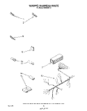 WIRING HARNESS Diagram and Parts List for DU8900XT6  Whirlpool Dishwasher