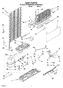 UNIT PARTS Diagram and Parts List for ET0WSRXML00  Whirlpool Refrigerator