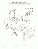 Part Location Diagram of W10170416 Whirlpool SPACER