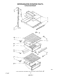 Part Location Diagram of 285363 Whirlpool Refrigerator Two Black Rubber Fill Hoses