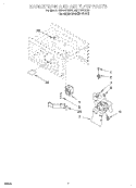 MAGNETRON AND AIR FLOW, OPTIONAL Diagram and Parts List for RM770PXBB0  Whirlpool Wall Oven