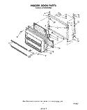 FREEZER DOOR Diagram and Parts List for ET20GMXSW00  Whirlpool Refrigerator