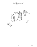 Part Location Diagram of 4358282 Whirlpool BUTTON-PTS