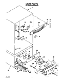 LINER Diagram and Parts List for KBRC36MHS00  KitchenAid Refrigerator