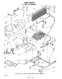 Part Location Diagram of 939106 Whirlpool Baffle, R.S.