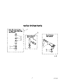 WATER SYSTEM Diagram and Parts List for LA8800XTF0  Whirlpool Washer