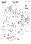UNIT, LITERATURE Diagram and Parts List for ACM052XF0  Whirlpool Air Conditioner