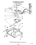 MACHINE BASE Diagram and Parts List for LA5500XTG0  Whirlpool Washer
