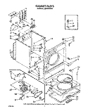 SECTION Diagram and Parts List for LE8650XWW0  Whirlpool Dryer