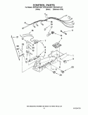 CONTROL BOX PARTS Diagram and Parts List for ED2VHEXVB01  Whirlpool Refrigerator
