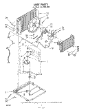 SECTION Diagram and Parts List for AC1204XM0  Whirlpool Air Conditioner