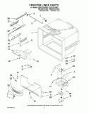 FREEZER LINER PARTS Diagram and Parts List for KBLS22EVMS3  KitchenAid Refrigerator