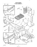 UNIT Diagram and Parts List for KSRS25QWWH11  KitchenAid Refrigerator
