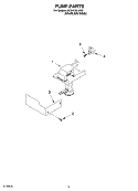 PUMP PARTS Diagram and Parts List for KUIA15NLHS5  KitchenAid Ice Maker
