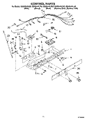 CONTROL Diagram and Parts List for GS6SHAXLT02  Whirlpool Refrigerator