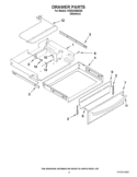 Part Location Diagram of W10324877 Whirlpool PANEL-DRWR