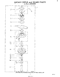 BASKET DRIVE AND BRAKE Diagram and Parts List for LA9800XKW2  Whirlpool Washer