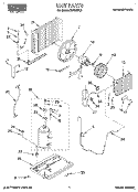 UNIT, LITERATURE Diagram and Parts List for X07002X01  Roper Air Conditioner