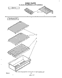 SHELF Diagram and Parts List for ET14JKXMWR0  Whirlpool Refrigerator