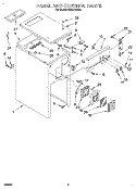 PANEL AND CONTROL Diagram and Parts List for KCCC151B0  KitchenAid Trash Compactor