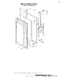 SERVA DOOR Diagram and Parts List for ED26MMXLWR0  Whirlpool Refrigerator