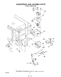 MAGNETRON AND AIR FLOW Diagram and Parts List for KEES705SWB0  KitchenAid Microwave Oven Combo