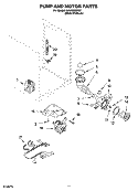 PUMP AND MOTOR PARTS, OPTIONAL PARTS (NOT INCLUDED) Diagram and Parts List for GHW9300PW1  Whirlpool Washer