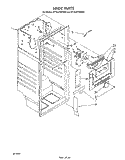 LINER Diagram and Parts List for ET16JKXWG00  Whirlpool Refrigerator