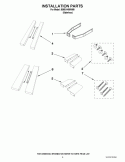 INSTALLATION PARTS Diagram and Parts List for IBMS1450WM0  Whirlpool Microwave