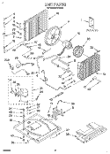 UNIT, LITERATURE Diagram and Parts List for R183A1  Whirlpool Air Conditioner