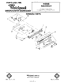 Part Location Diagram of 303011 Whirlpool Console Assembly
