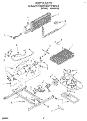 UNIT Diagram and Parts List for KTRD18KXWH20  Whirlpool Refrigerator