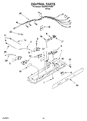 CONTROL, OPTIONAL Diagram and Parts List for 6GD22DCXHW02  Whirlpool Refrigerator