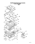 REFRIGERATOR SHELF Diagram and Parts List for 3XARG499WP00  Whirlpool Refrigerator