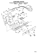CONTROL Diagram and Parts List for GC5SHAXLQ01  Whirlpool Refrigerator