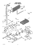UNIT Diagram and Parts List for KTRI18KWWH10  Whirlpool Refrigerator