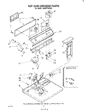 TOP AND CONSOLE , LITERATURE AND OPTIONAL Diagram and Parts List for LG5601XMW0  Whirlpool Dryer