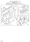 INSTALLATION Diagram and Parts List for R141A1  Whirlpool Air Conditioner
