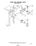 PANEL AND CONTROL Diagram and Parts List for TU8100XTP0  Whirlpool Trash Compactor