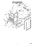 CONTAINER Diagram and Parts List for KCCC151DWH0  KitchenAid Trash Compactor